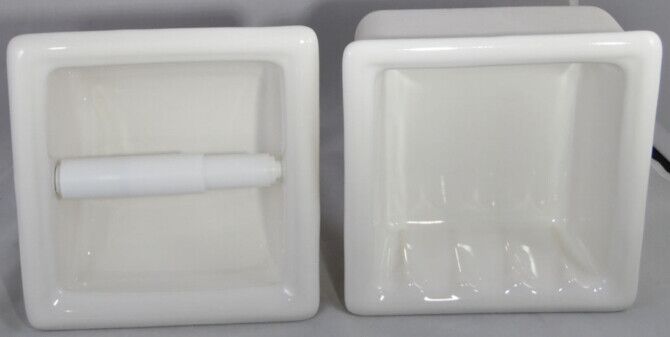 AC Products recessed mounted bathroom hardware