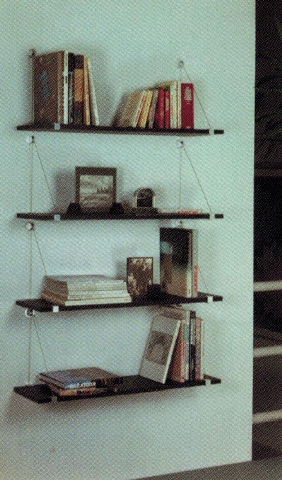 Cable Shelf Brackets for Glass Shelves Eclectic-ware