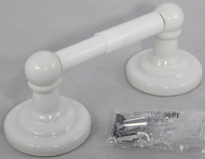 Lenape Meridian series round post towel bars and TP holders