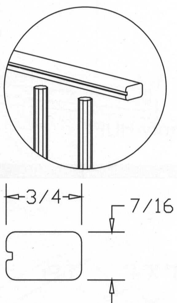 Cabinet Accessories - Ready to Assemble Solid Wood Plate Display Rack Kit  by Omega National at