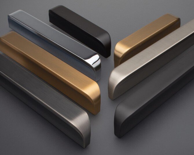 Sietto Seneca luxury tapered kitchen cabinet handles